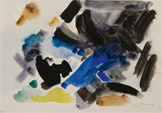 Bergabstraktion, 1954